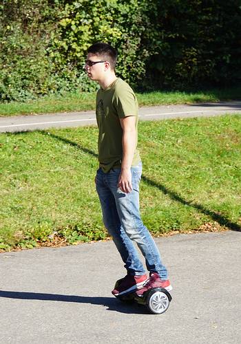 Hoverboard Rennen
