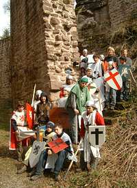 Ritter auf dem Ritterlager