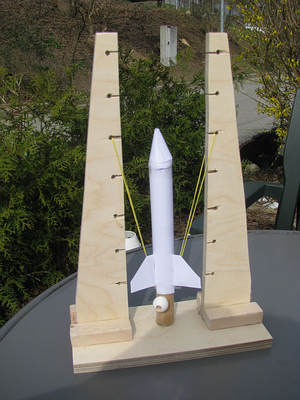 Vorlage: Papier Rakete Vorlage