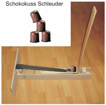 Schokokussschleuder basteln bzw. bauen