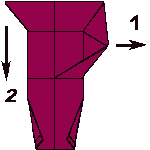 Origami Papierfalttechniken Hemd