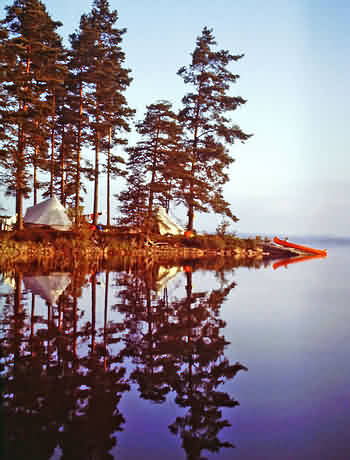 Kanutouren im Dalsland in Schweden