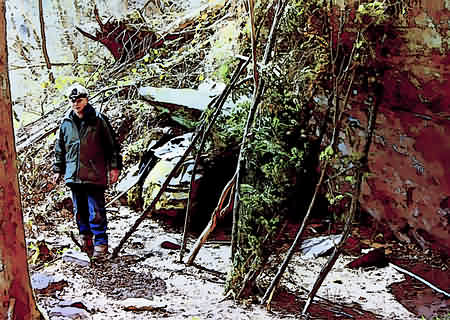 Waldlager - geeignet zum Übernachten