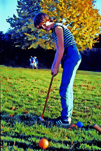 Krocket (französisch Croquet)