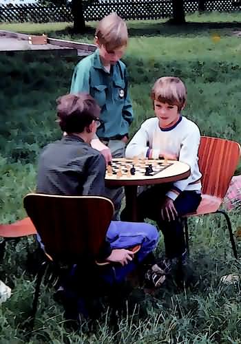 Schachspielen mit Kindern