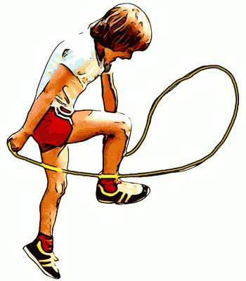 Seil überspringen Springen Übung Spiel Erwachsener Seil Konter Praktisch 